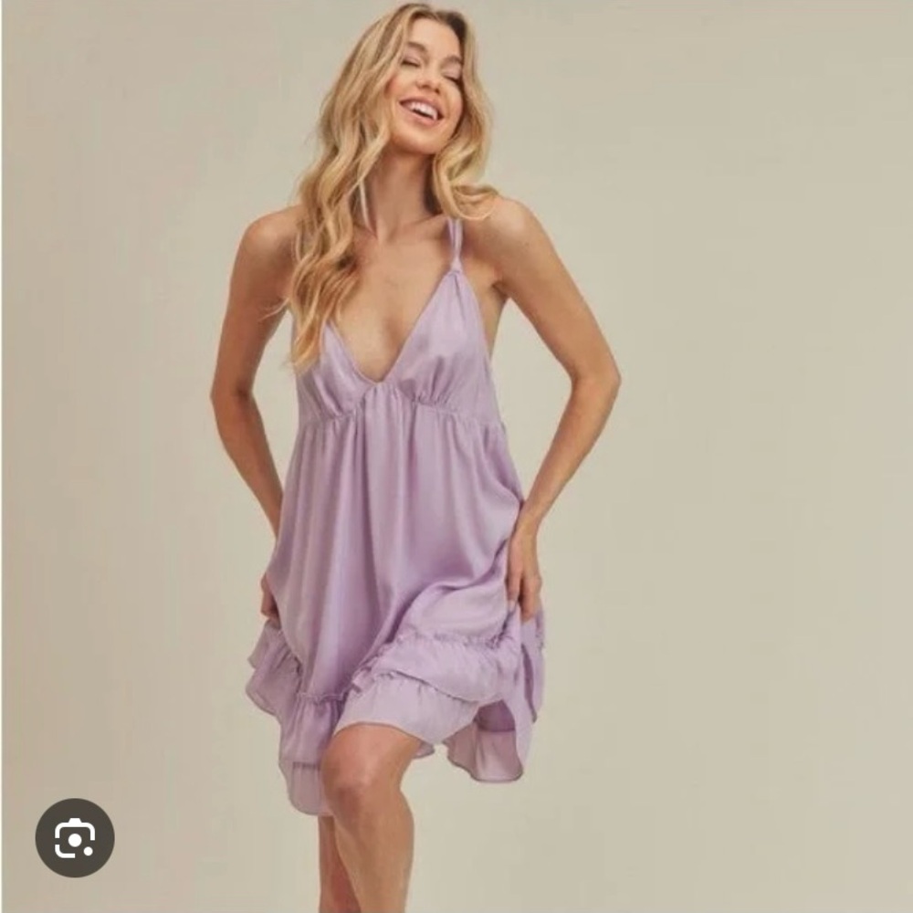 Free People Lavender Sleeveless nightgown